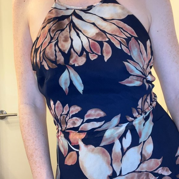 LuLu's Floral Print Maxi Dress - Picture 3 of 5